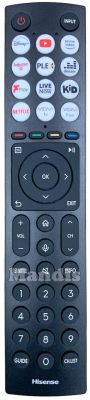 Télécommande d'origine HISENSE ERF3B86H (T312758)