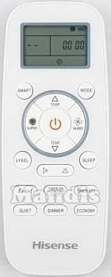 Original remote control HISENSE DG11L1-04 (HK1822023)
