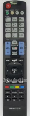 Mando a distancia para LG MI-AKB72914210-221 Mando a distancia para LG MI-AKB72914210-221