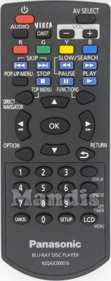 Mando a distancia original PANASONIC N2QAJC000016