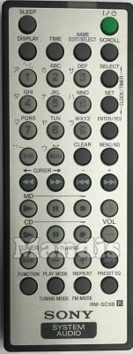 Original remote control SONY RMSC5B (147664911)