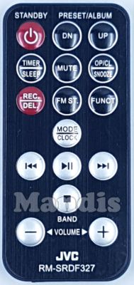 Télécommande d'origine JVC RM-SRDF327 (EM00180000)