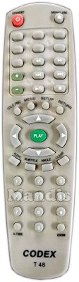 Original remote control CODEX T48