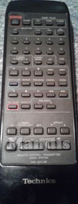 Original remote control TECHNICS RAK-SC514W