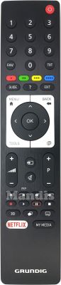 Mando a distancia original GRUNDIG TS3187R-5 NTFLX2 (XNH187) Mando a distancia original GRUNDIG TS3187R-5 NTFLX2 (XNH187)