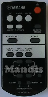 Mando a distancia original YAMAHA FSR66 (ZJ787500)