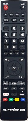 Mando a distancia equivalente NordMende NM2716D Mando a distancia equivalente NordMende NM2716D