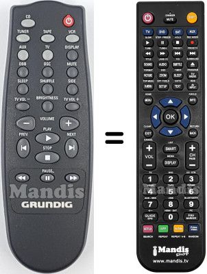 Télécommande équivalente 313914855651 Télécommande équivalente 313914855651