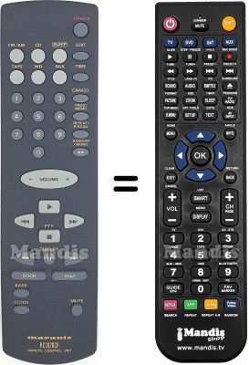 Mando a distancia equivalente RC2020CR