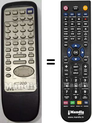 Mando a distancia equivalente RM-SX334U