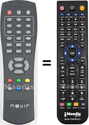 Mando a distancia equivalente REMCON2198