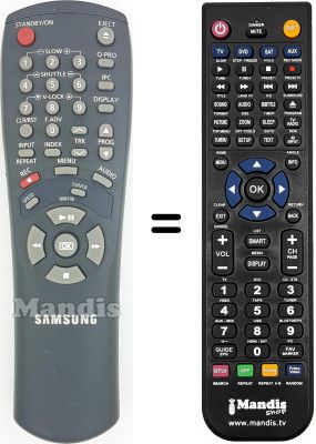 Replacement remote control Samsung SV-231 X