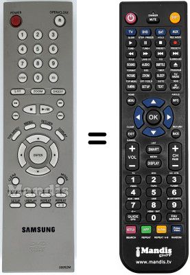 Replacement remote control 00092 M Replacement remote control 00092 M
