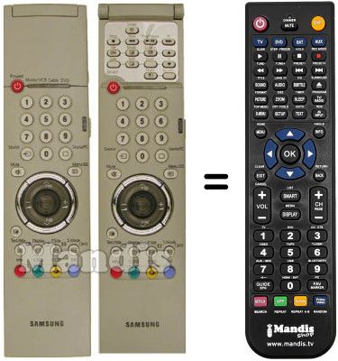Mando a distancia equivalente Samsung PS 42P2STX