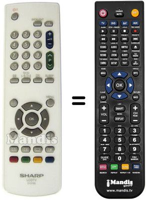 Replacement remote control 010190