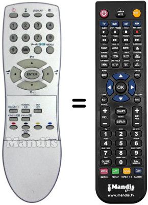 Mando a distancia equivalente Sinudyne 42 PF 2