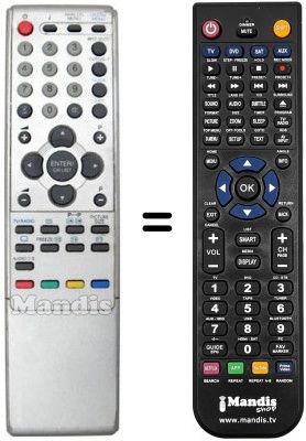 Replacement remote control 076R0NV010