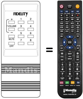 Mando a distancia equivalente 09156