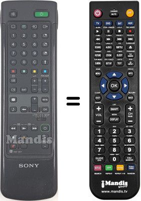 Replacement remote control Sony KP-46 S4