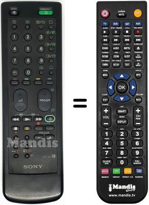 Replacement remote control Sony KV-M 2101 D
