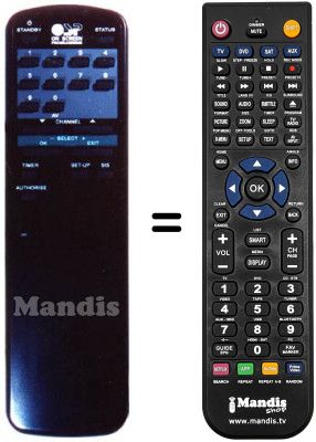 Télécommande équivalente 340 OSP