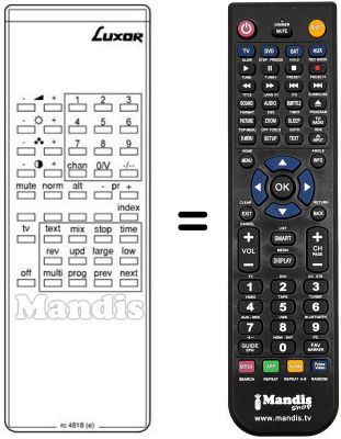 Replacement remote control 5652 20 34