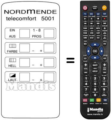 Mando a distancia equivalente 583.250 Mando a distancia equivalente 583.250