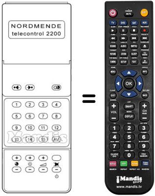 Mando a distancia equivalente 583.443 Mando a distancia equivalente 583.443