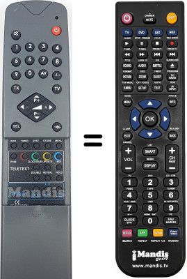 Replacement remote control Bluesky NR TD 51 Replacement remote control Bluesky NR TD 51