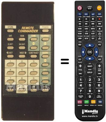 Replacement remote control SAT 4501