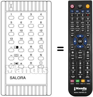 Replacement remote control 6070011