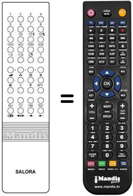 Replacement remote control 6166020