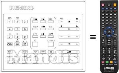 Replacement remote control 754071