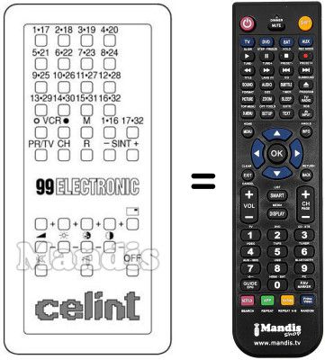Replacement remote control 99 ELECTRONIC