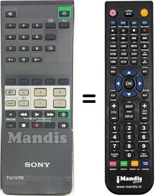 Replacement remote control Sony KV-21 XMC