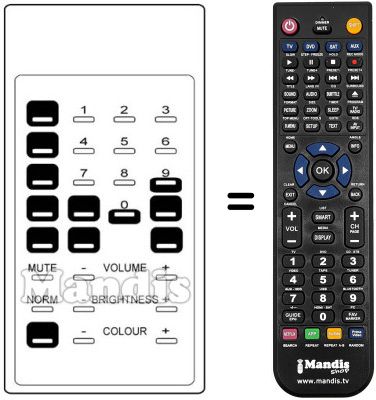 Replacement remote control A514620