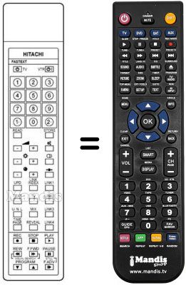 Mando a distancia equivalente A 518612 Mando a distancia equivalente A 518612