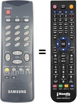 Télécommande équivalente AA59-10031Q Télécommande équivalente AA59-10031Q
