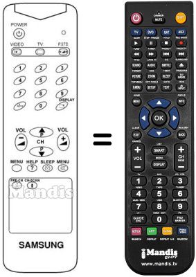Télécommande équivalente AA59-10081N Télécommande équivalente AA59-10081N