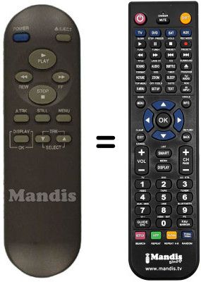 Mando a distancia equivalente LG AC-110 P