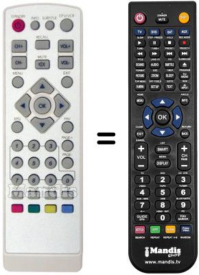 Télécommande équivalente Elap APRION 2