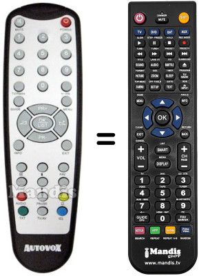 Replacement remote control BENZEX MTR-9100