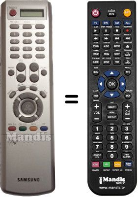 Replacement remote control Samsung WS 32M206V