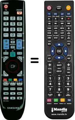 Replacement remote control BN59-00691A