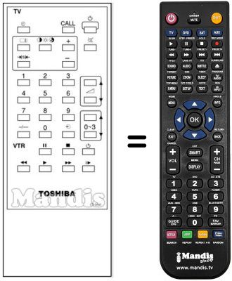Replacement remote control CT-9480