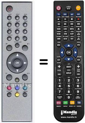 Replacement remote control Seg DTR 602-II