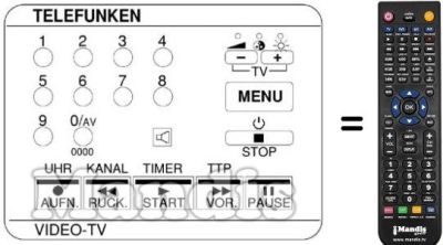 Télécommande équivalente FB 1135 TTP