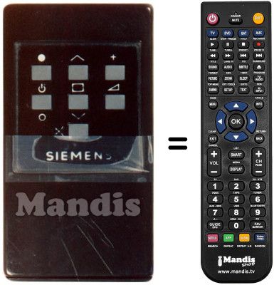 Replacement remote control 753375