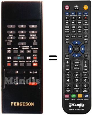 Mando a distancia equivalente FV 30 B Mando a distancia equivalente FV 30 B