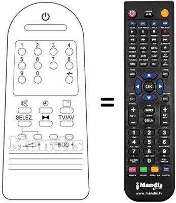 Replacement remote control IR 3500